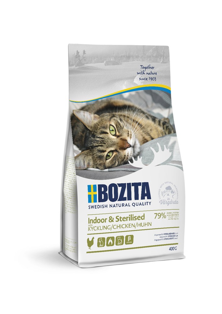 Bozita Feline Indoor & Sterilised Курица для кошек 1