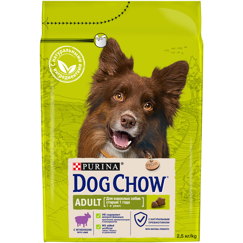 Dog Chow Adult Ягненок для собак 1
