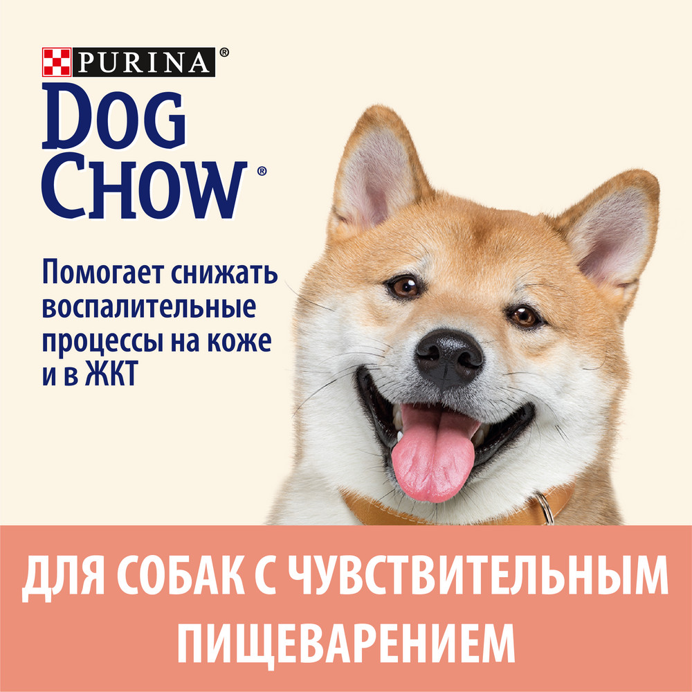 Dog Chow Sensitive Adult Лосось/Рис для собак 2