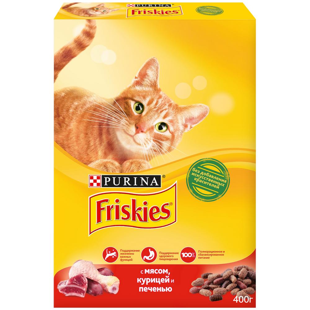 Friskies Мясо/курица/печень для кошек 1