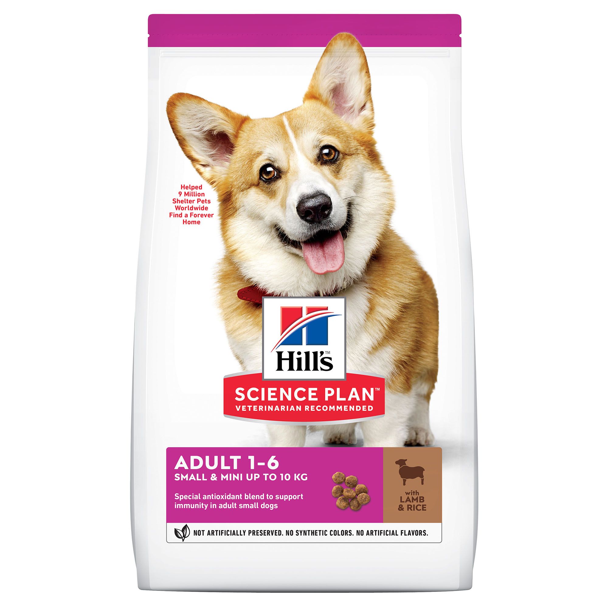 Hill's SP Small & Miniature Adult Ягненок/рис для собак 1