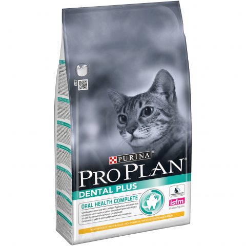 Pro Plan Dental Plus Курица для кошек 1