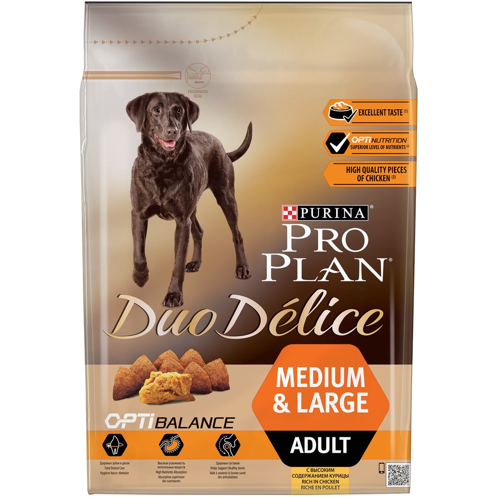 Pro Plan Duo Delice Adult Курица/Рис для собак 1