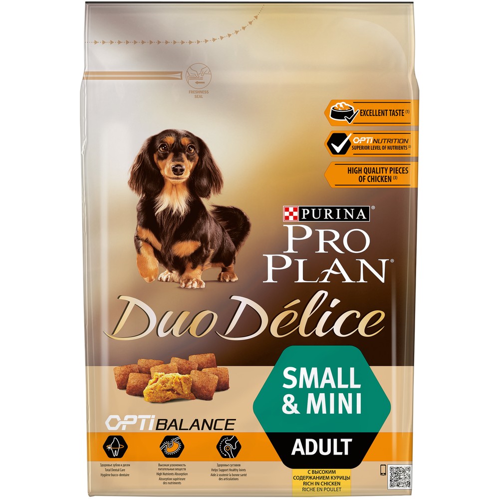 Pro Plan Duo Delice Small Adult Курица/Рис для собак 1