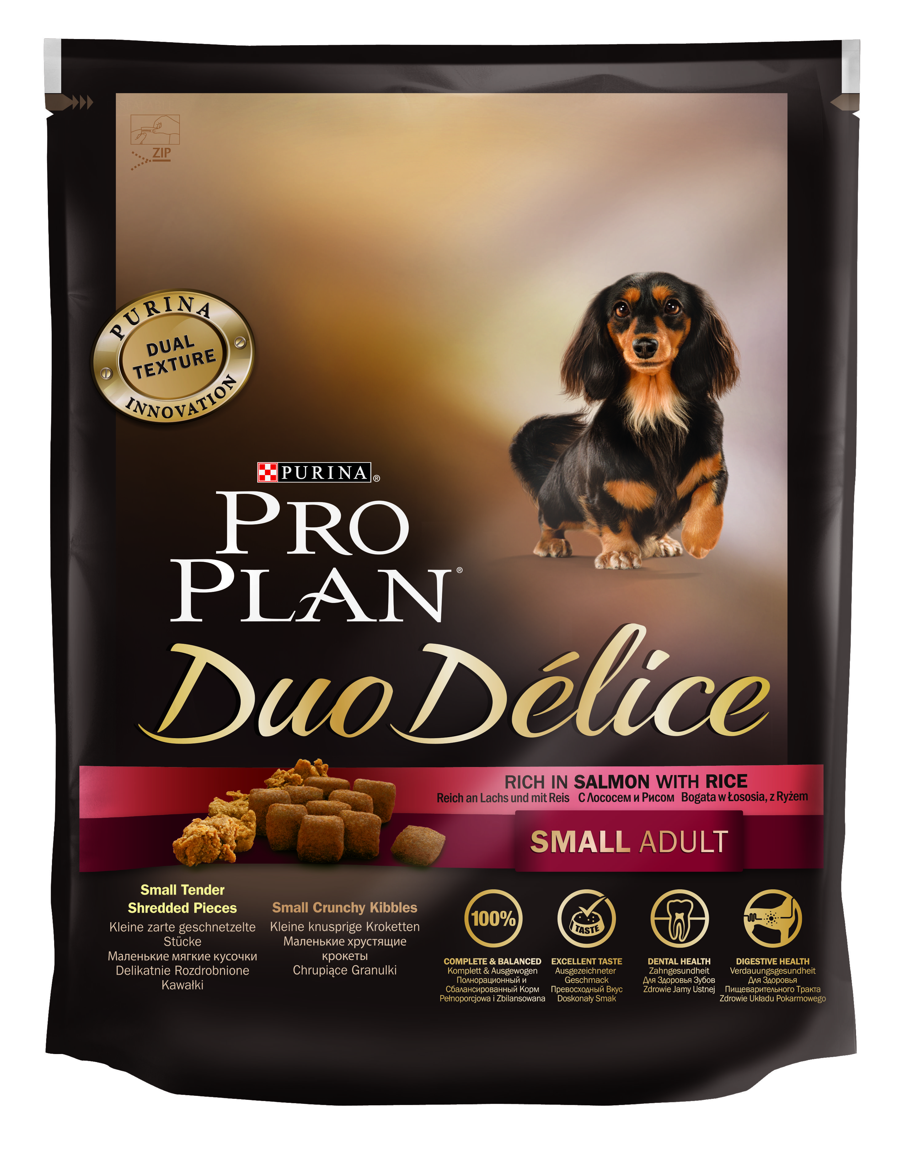 Pro Plan Duo Delice Small Adult Лосось/Рис для собак 1