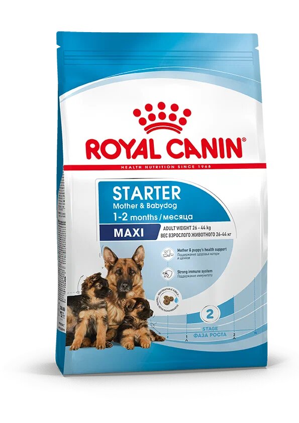 Royal Canin Maxi Starter Mother & Babydog для щенков