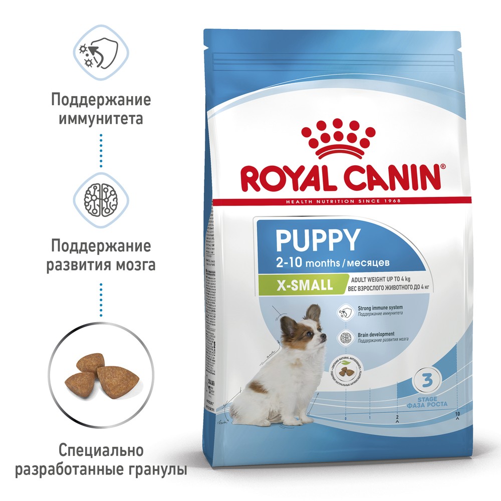 Royal Canin X-Small Puppy для щенков 2