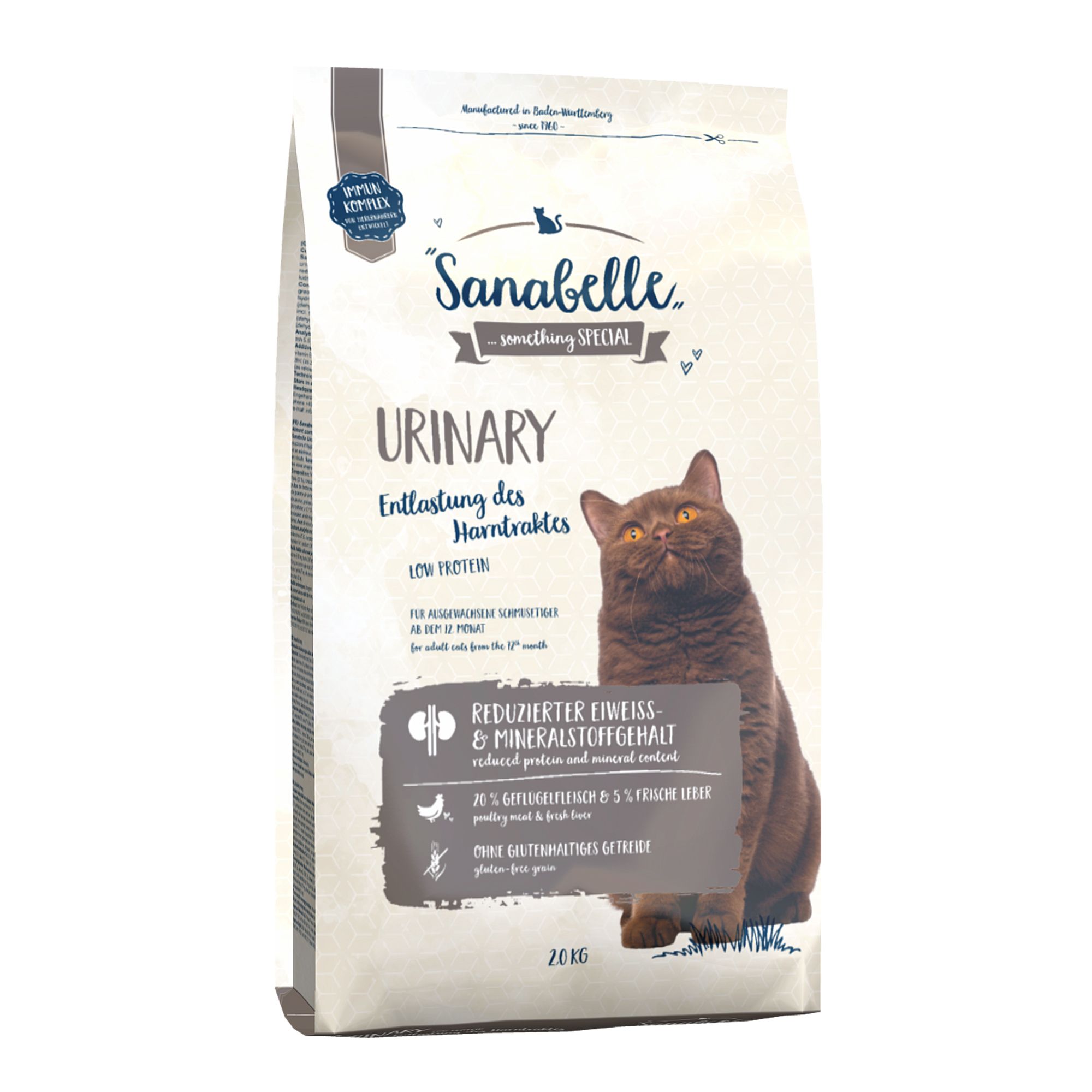 Sanabelle Urinary Домашняя птица/Рис для кошек 1