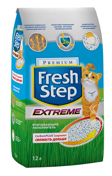 Наполнитель Fresh Step Extreme впитывающий для кошек 1