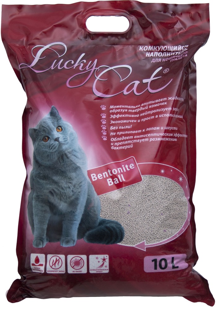 Наполнитель Lucky Cat комкующийся для кошек 1