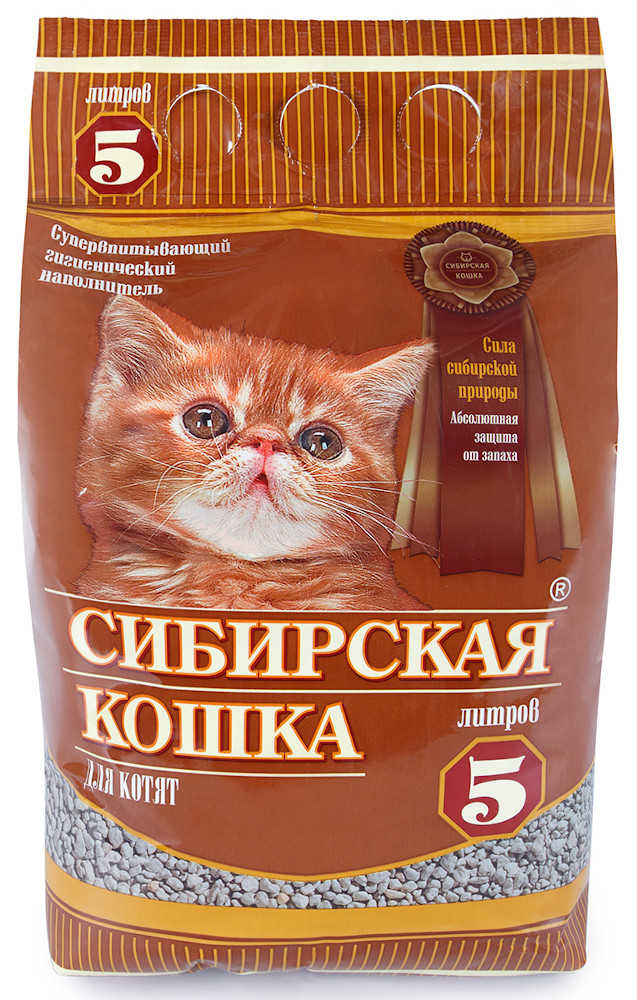 Наполнитель Сибирская Кошка впитывающий для котят 1