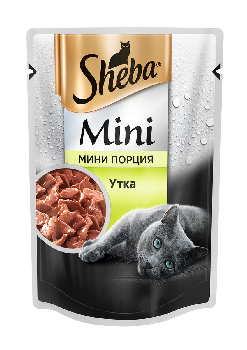 Sheba Mini Утка пауч для кошек 50 г 1
