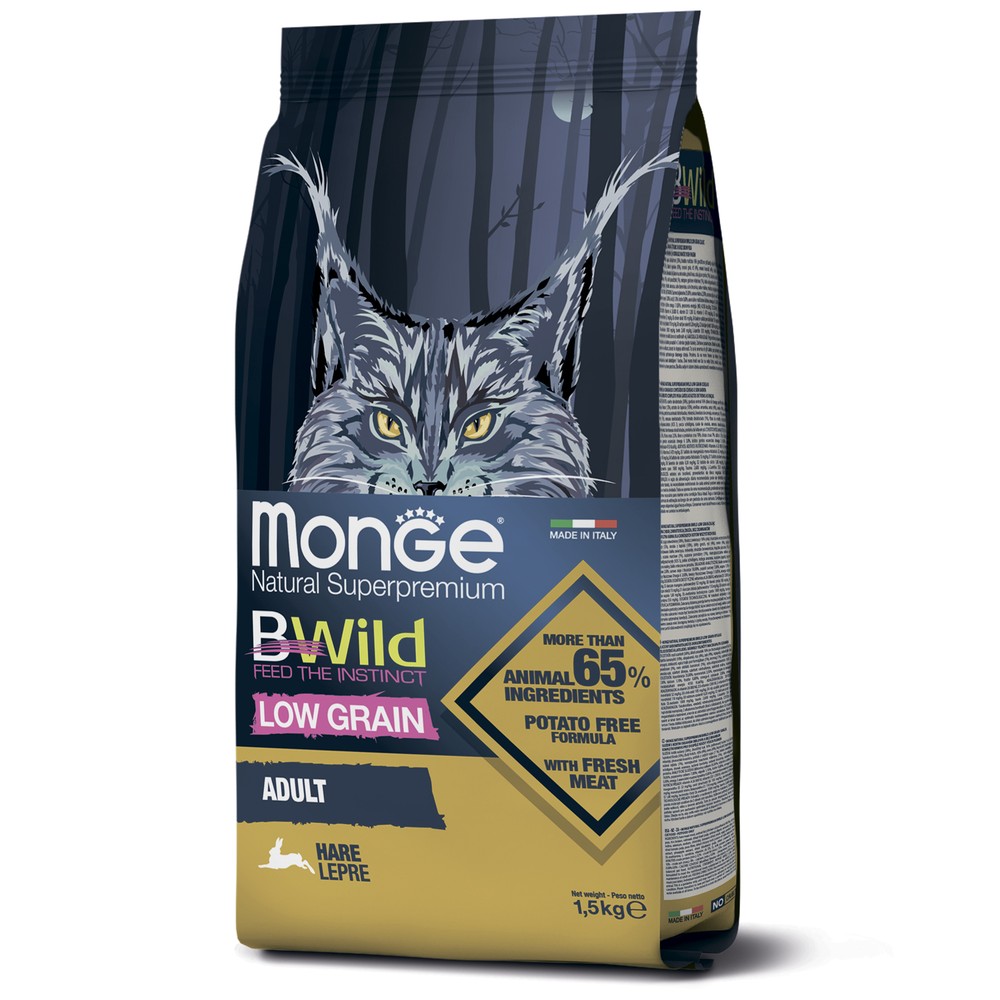 Monge BWild Cat Мясо зайца для кошек 2