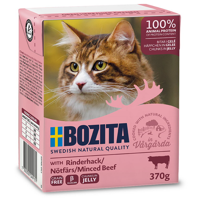 Bozita Feline Говядина в желе тетрапак для кошек 1