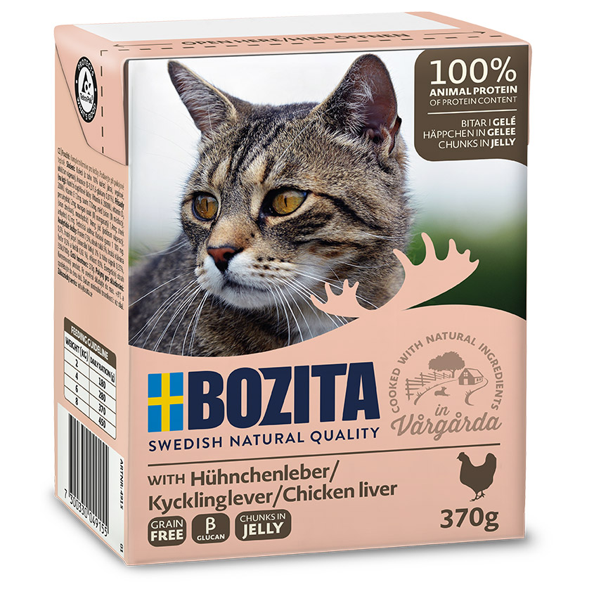 Bozita Feline Печень куриная в желе тетрапак для кошек 1