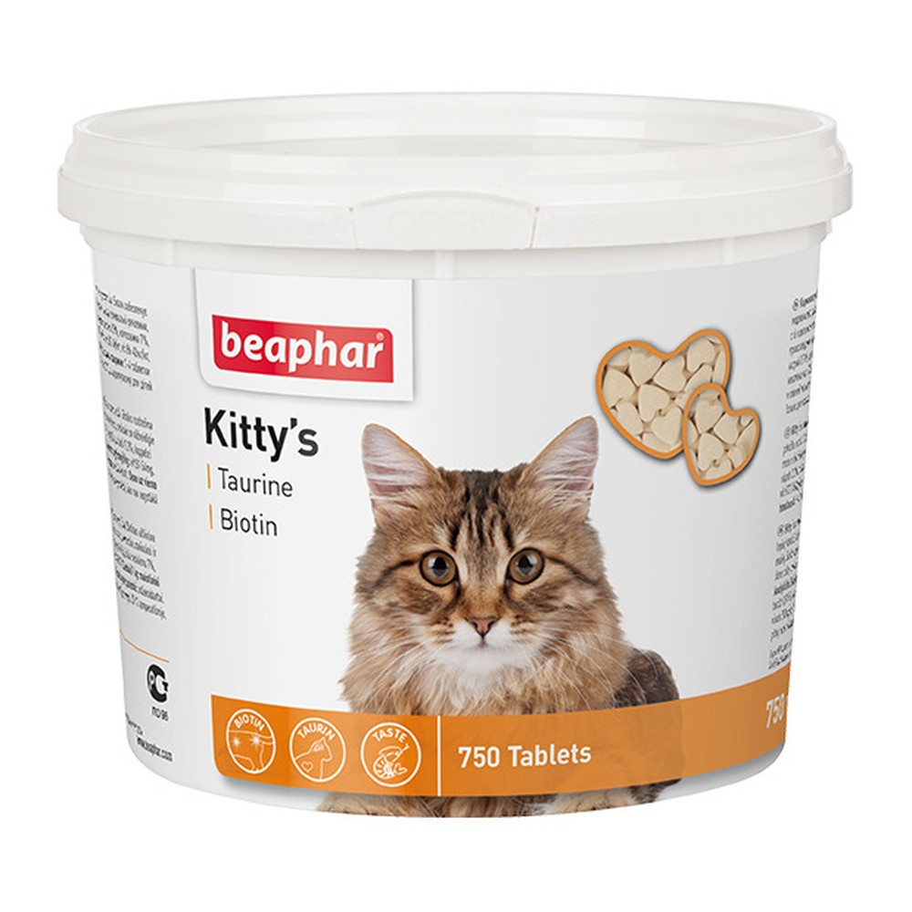 Beaphar Kitty's Taurine+Biotine витаминная добавка для кошек 2
