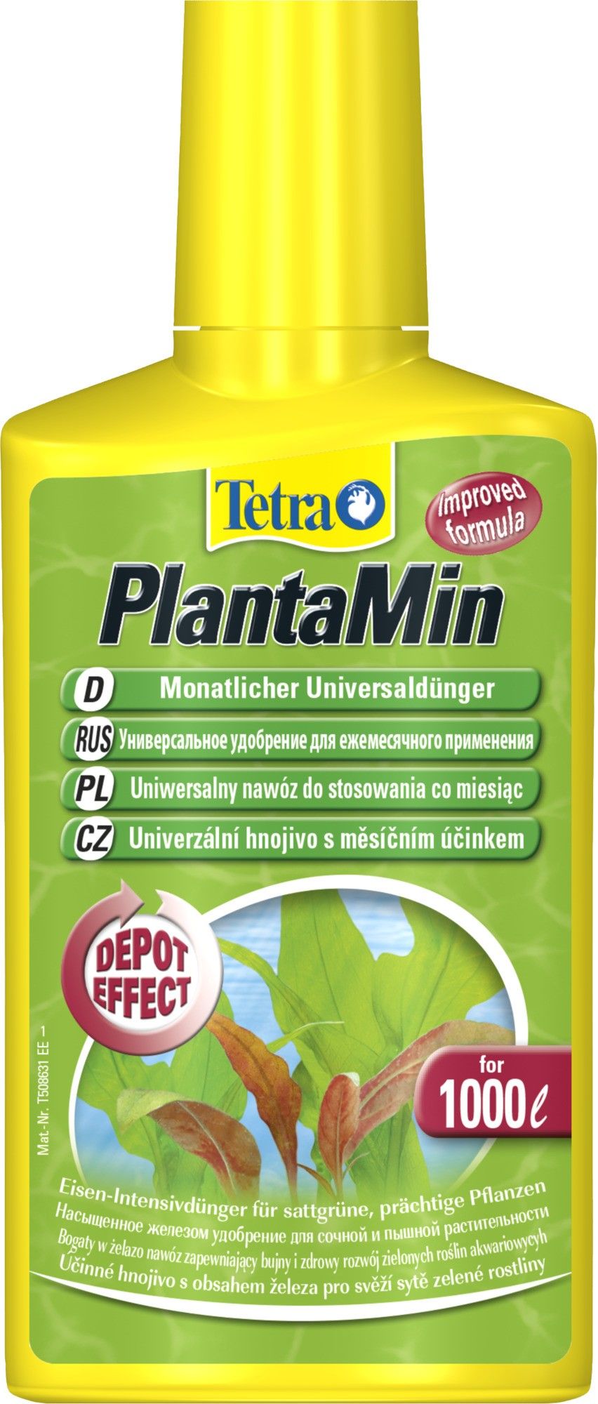 Tetra PlantaMin 250 мл удобрение с железом на 500 л 1