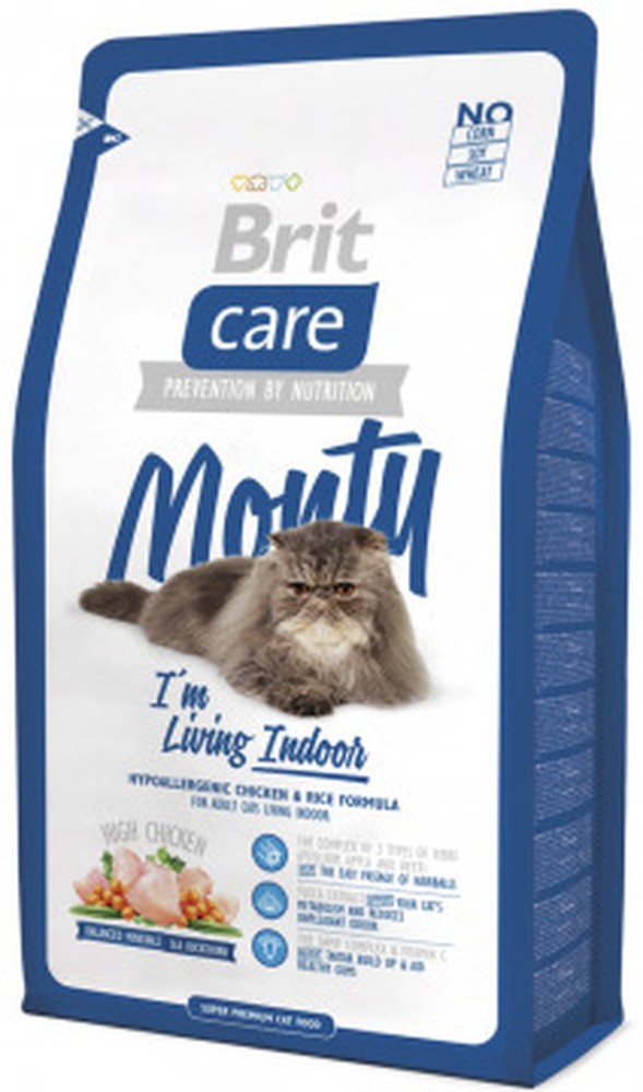 Brit Care Cat Monty Indoor для кошек 1