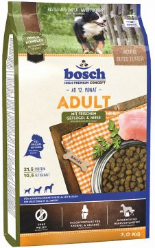 Bosch Adult Дом птица/просо для собак 1