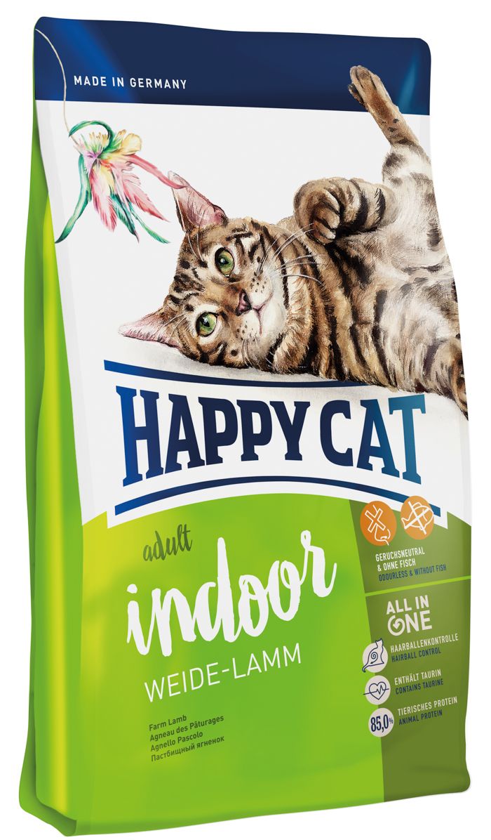 Happy Cat Indoor Ягненок для кошек 1