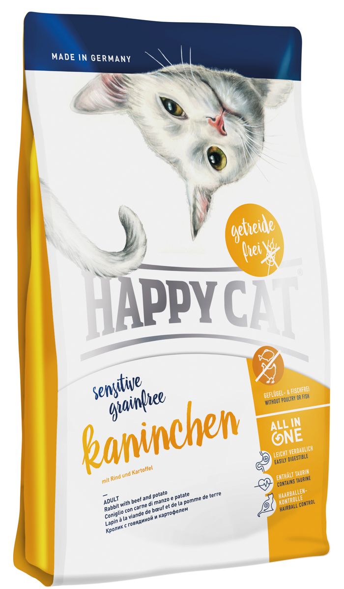 Happy Cat Sensitive Кролик для кошек 1
