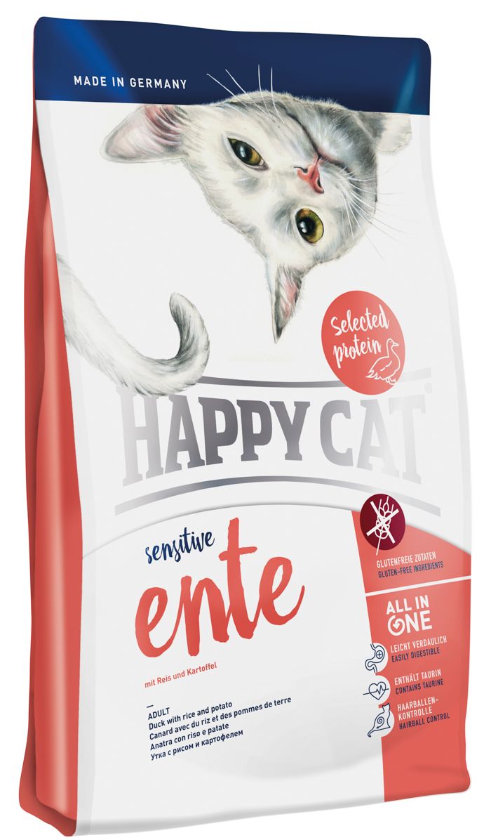 Happy Cat Sensitive Утка для кошек 1