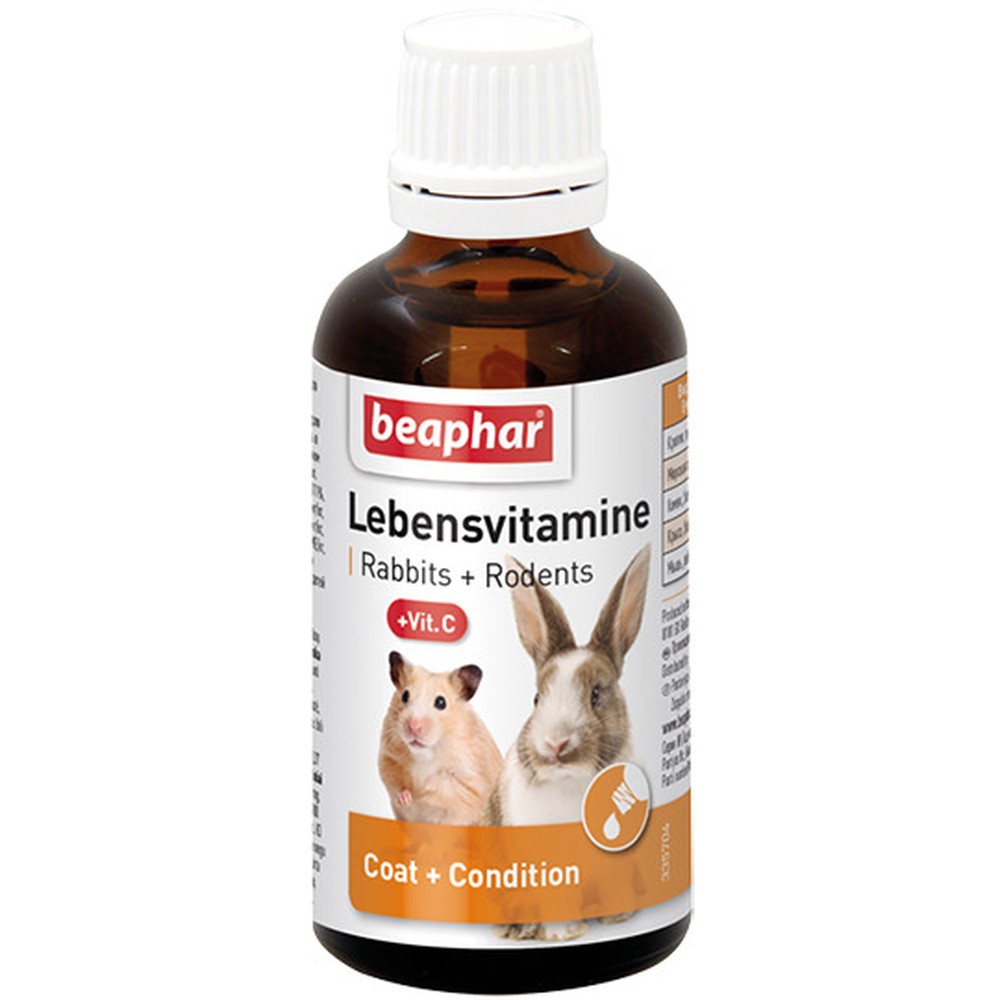 Beaphar Lebensvitamine витамины капли для грызунов 50 мл 1