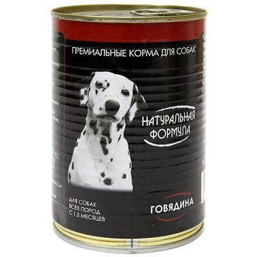 Натуральная Формула Говядина консервы для собак 2