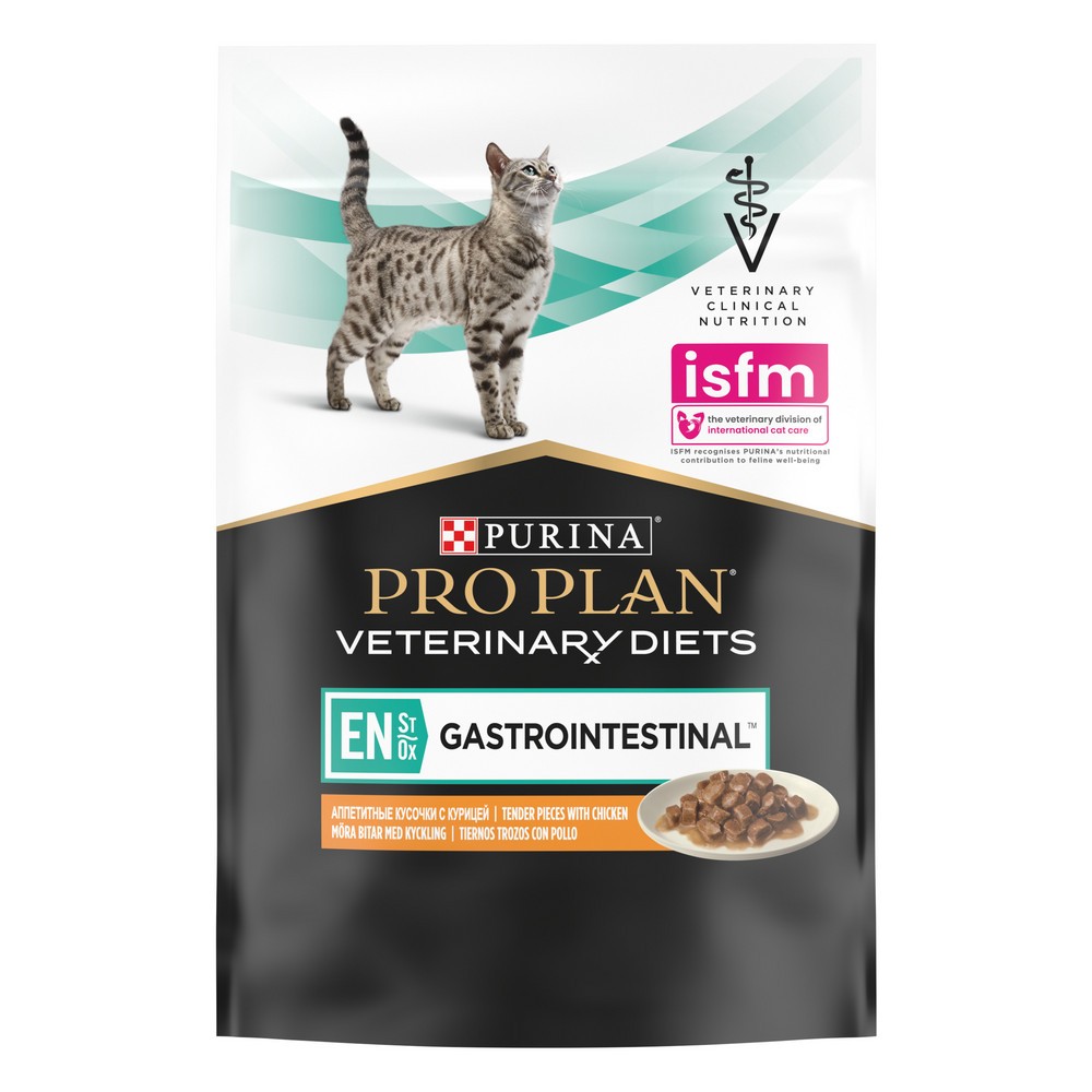 Pro Plan VD EN Gastrointestinal Курица пауч для кошек 85 г
