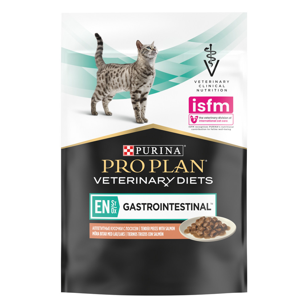 Pro Plan VD EN Gastrointestinal Лосось пауч для кошек 85 г