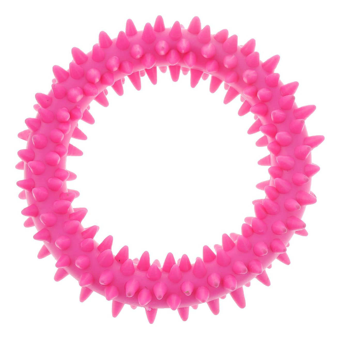 Игрушка "Грызлик Ам" Кольцо с шипами, розовая 10 см 1