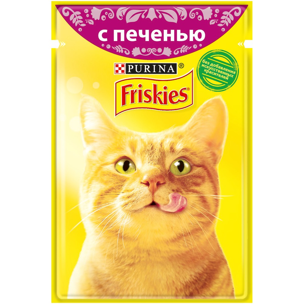 Friskies Печень пауч для кошек 85 г 1
