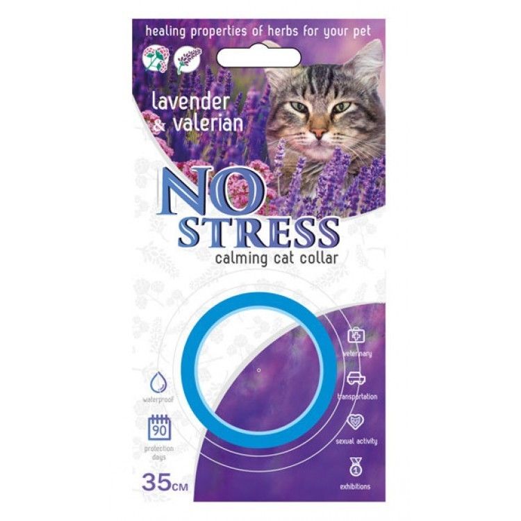 Ошейник NO STRESS Успокаивающий для кошек 35 см 1