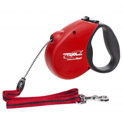 Поводок-Рулетка TRIOL BY FLEXI Standart Red для собак трос 5 м 1