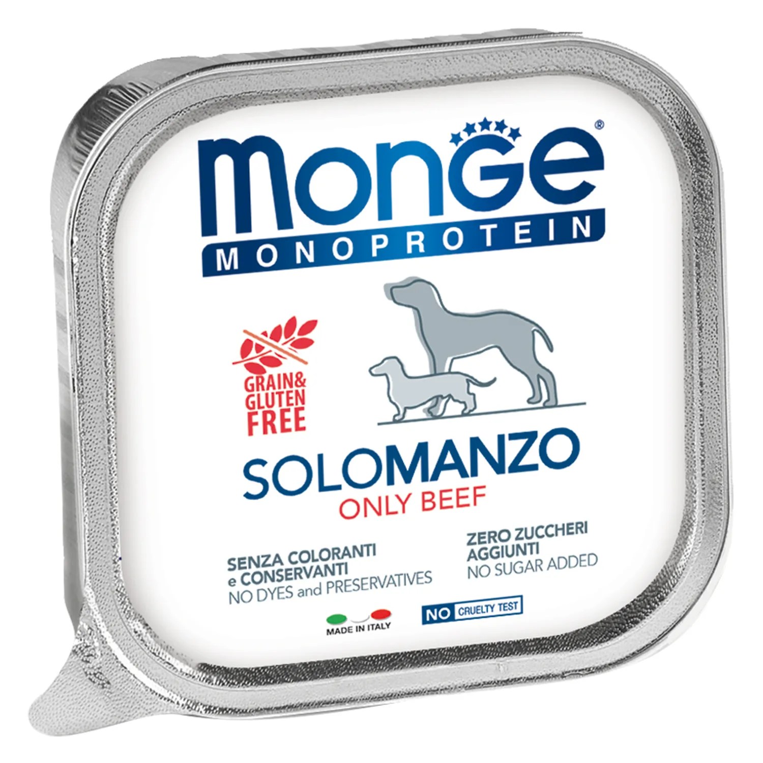 Monge Monoprotein Solo Говядина паштет конс для собак 150 г 1