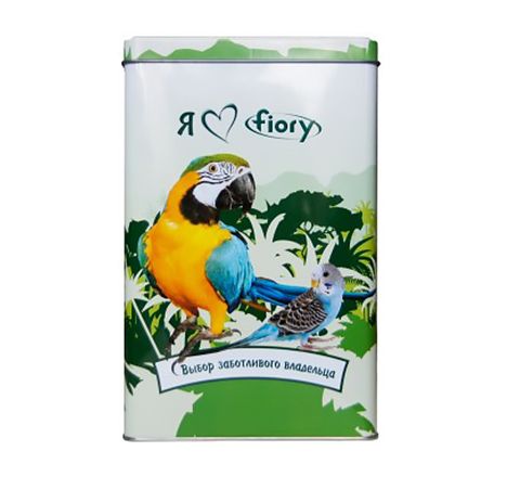 Fiory корм для крупных попугаев Pappagalli  700 г + контейнер 1