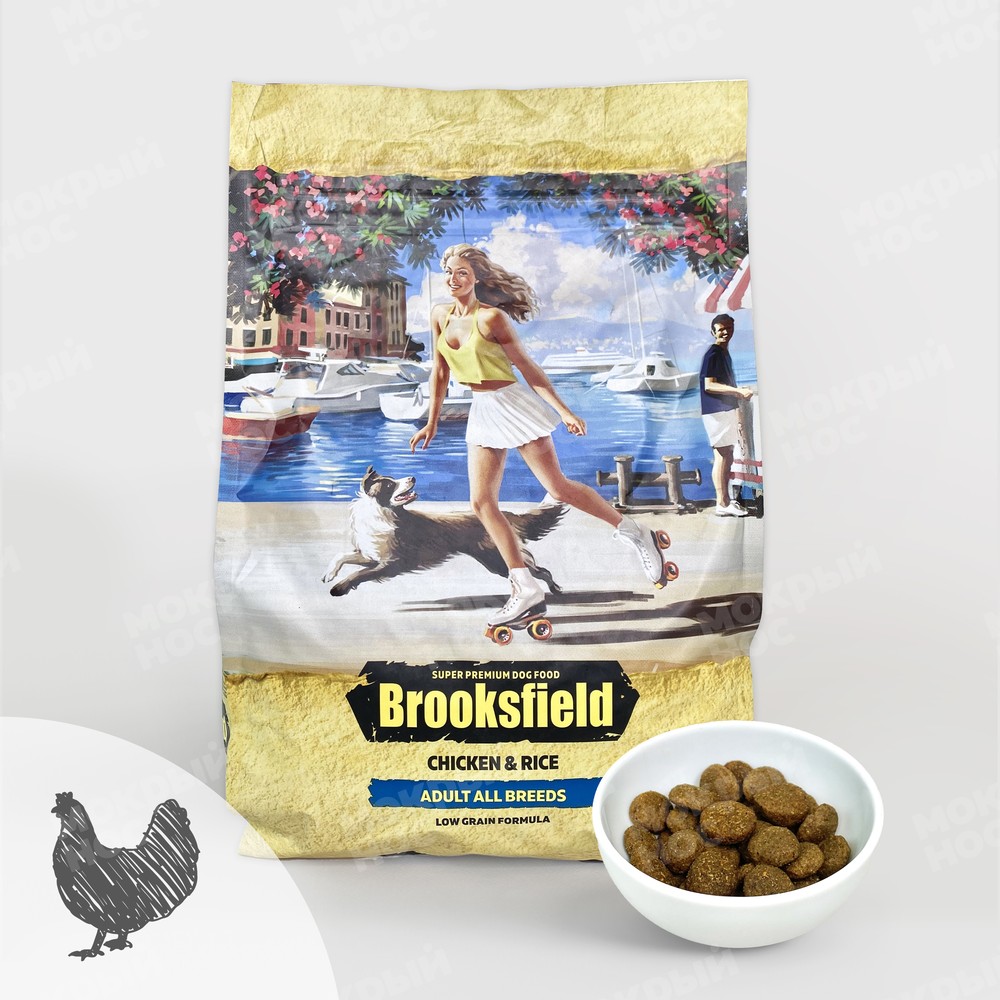 Brooksfield Dog All Breeds Курица/рис для собак 2