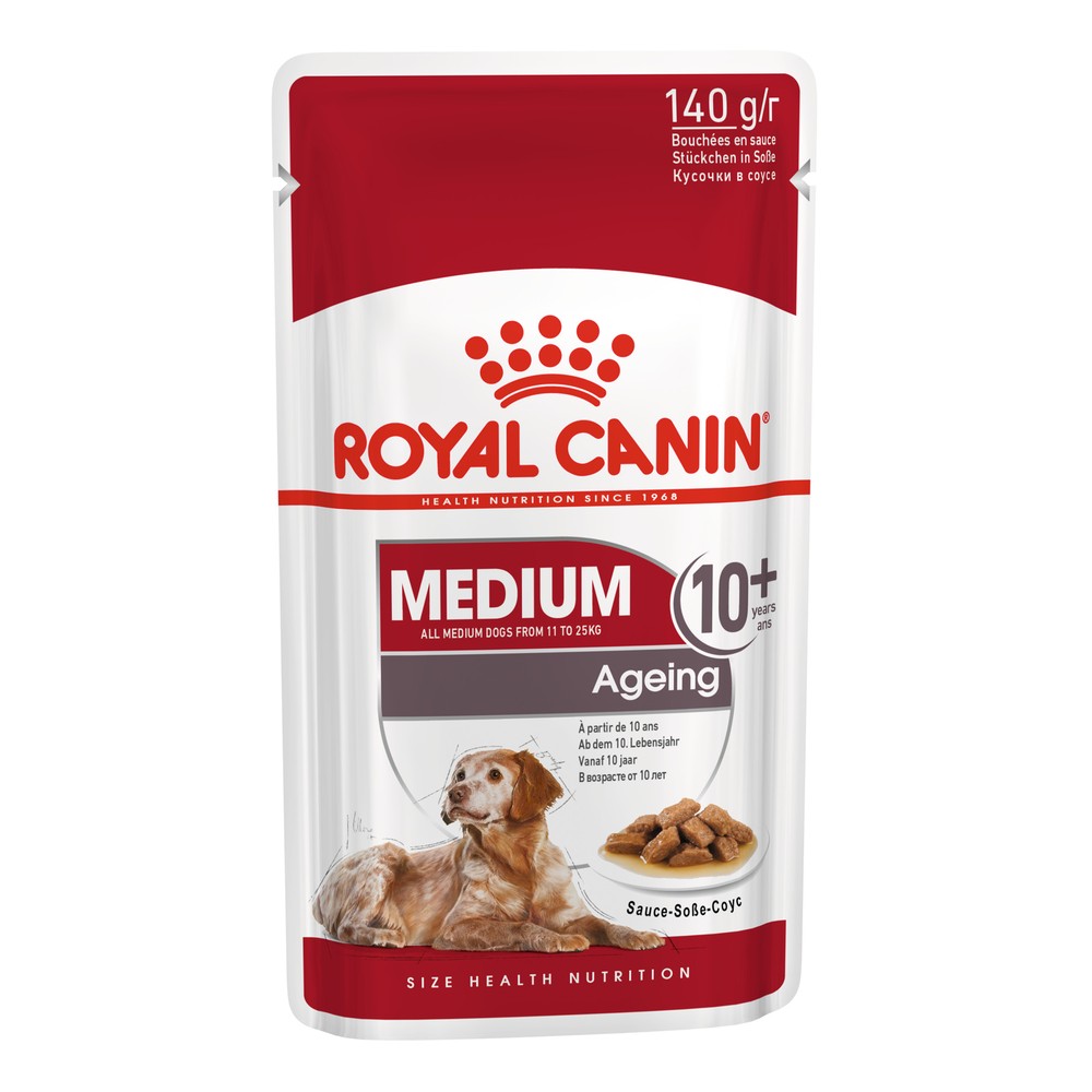 Royal Canin Medium Ageing 10+ соус пауч для собак 140 г 1