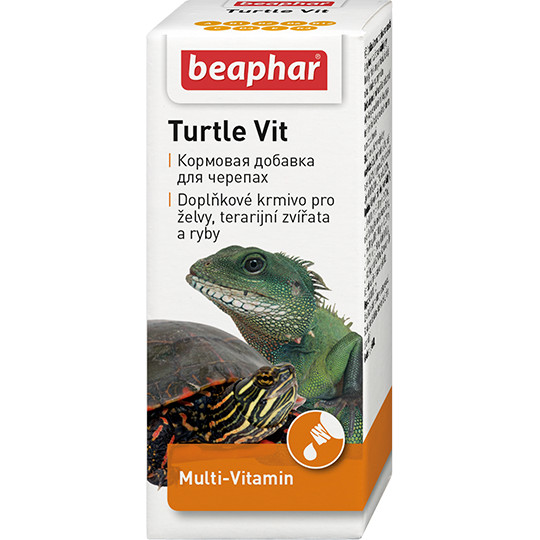 Beaphar Turtle Vit витамины для водных черепах капли 20 мл 1