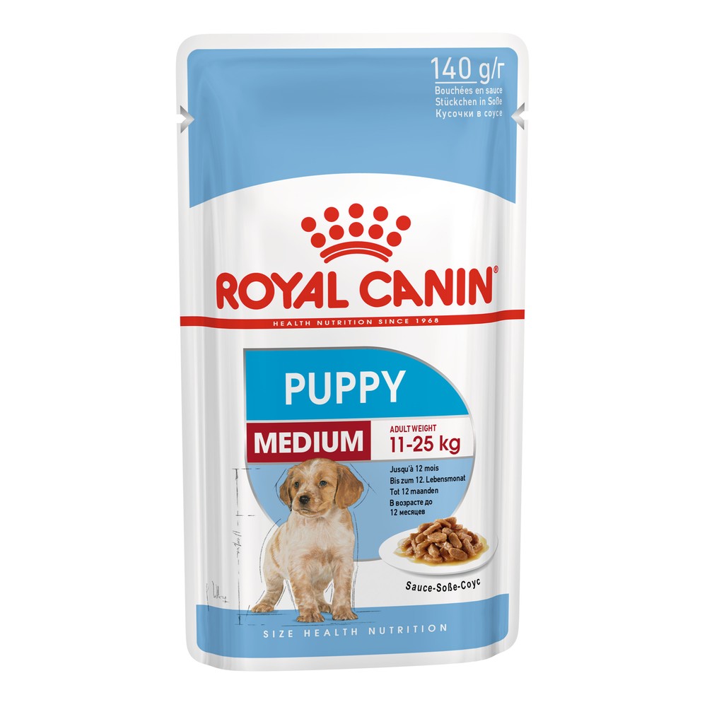 Royal Canin Medium Puppy соус пауч для щенков 140 г 1