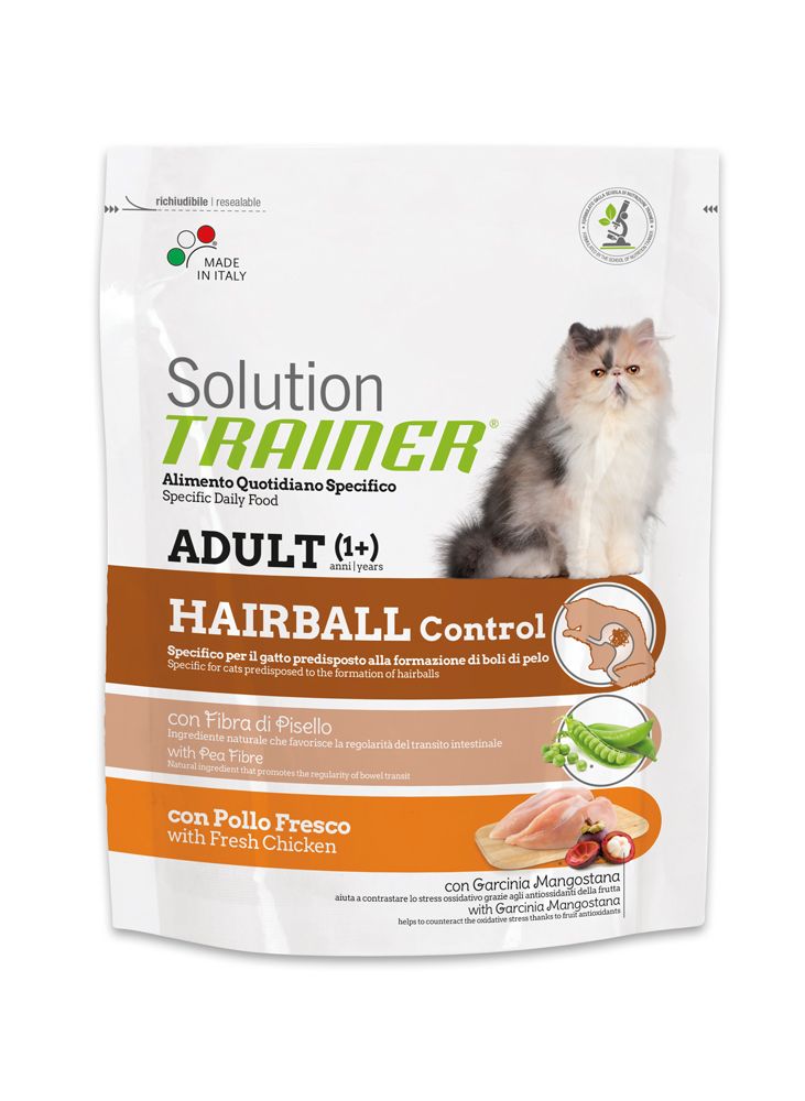 Trainer Solution Hairball Курица/Индейка 1,5 кг для кошек 1