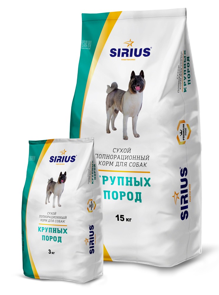 Sirius Adult Large Breed для собак 1