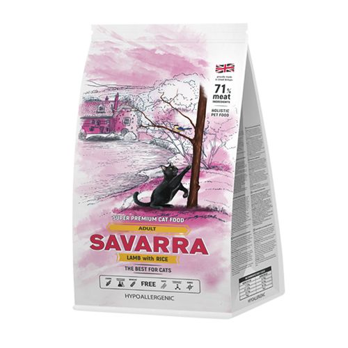 Savarra Adult Ягненок/рис для кошек 1