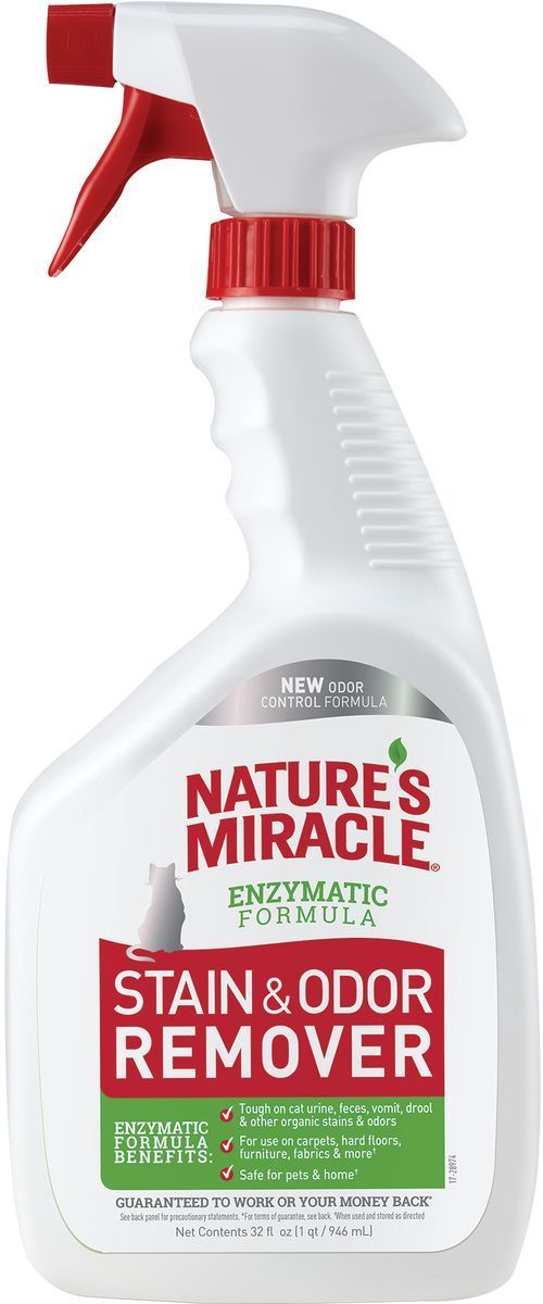 Спрей-Уничтожитель 8 in 1 Natures Miracle Remover Spray кошачьих пятен и запахов 946 мл 1