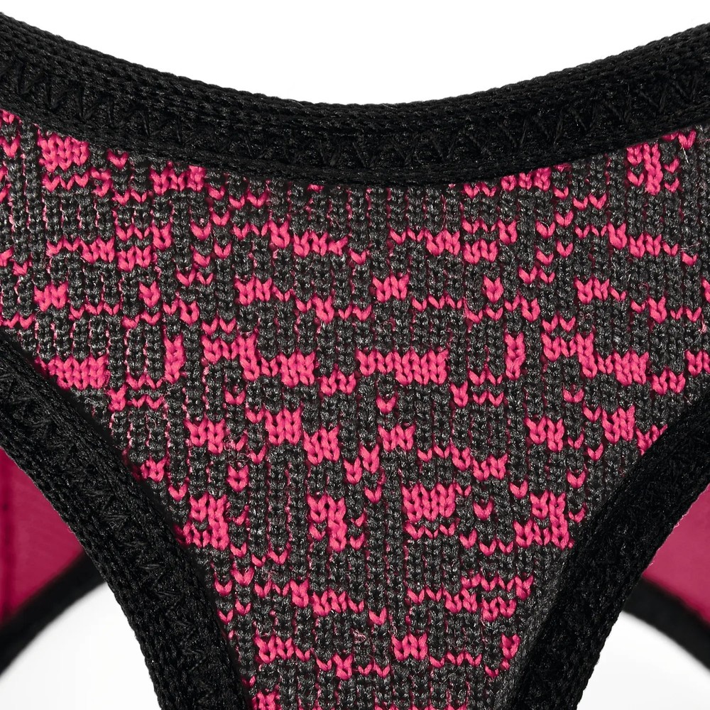 Шлейка Hunter Hilo Soft Comfort сетчатый текстиль розовая для собак 3