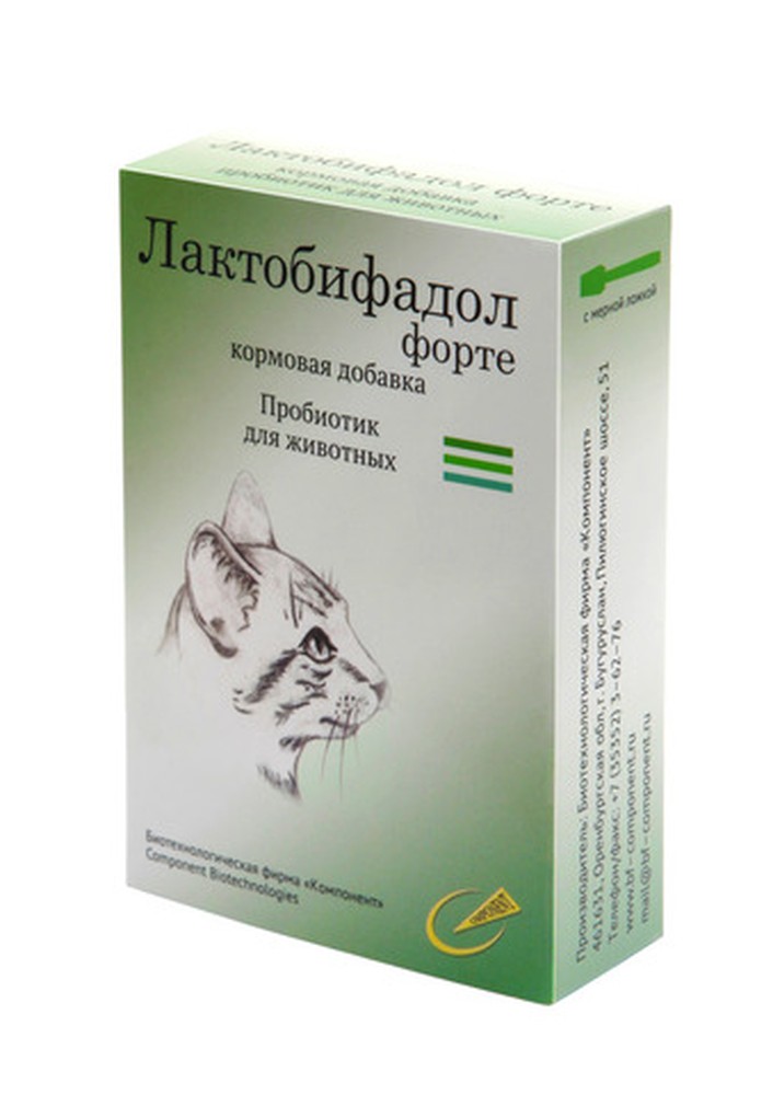 Лактобифадол для кошек 50 г 1