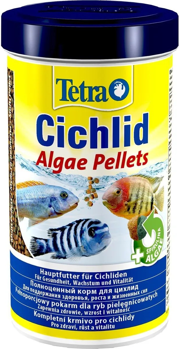 Tetra Cichlid Algae корм для всех видов цихлид 500 мл 1