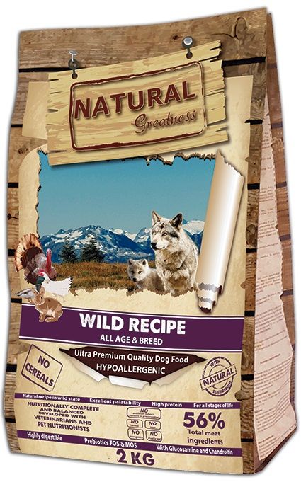 Natural Greatness Wild Recipe Adult Индейка/Утка/Курица/Лосось для собак 1