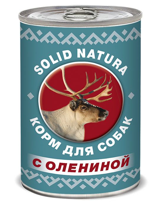 Solid Natura С олениной консервы для собак 1