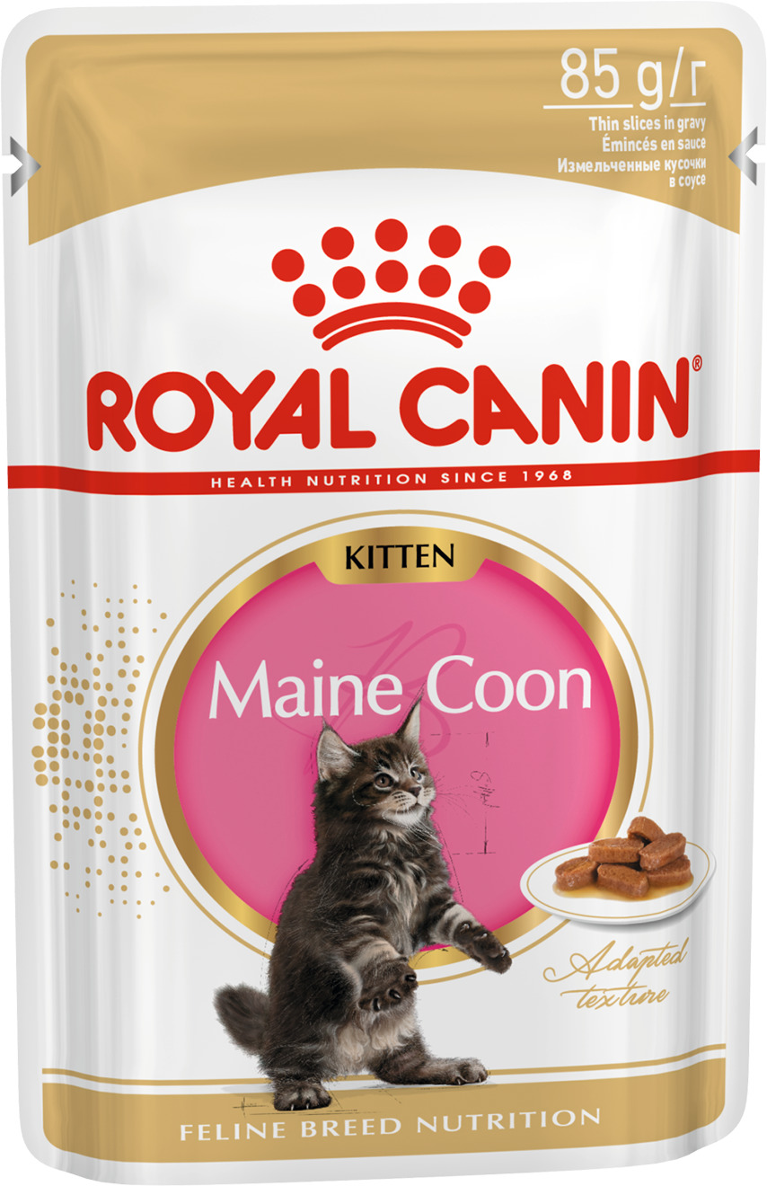 Royal Canin Maine Coon Kitten в соусе пауч для котят 85 г 1